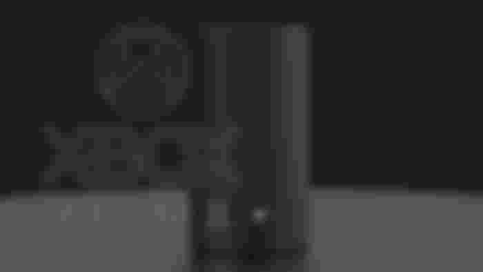 A leaked image of the Discless Xbox Series X console from FTC documents with a logo