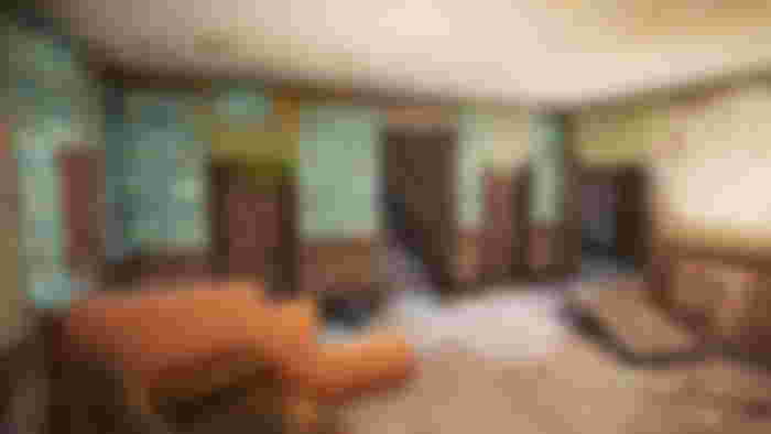 Interior of a house that's about to be flipped