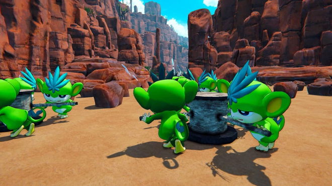 An image of some Pals in Palworld who are upset and unwilling to do any tasks