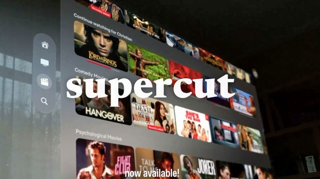 supercut netflix amazon apple vision pro