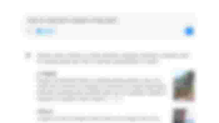 chatgpt search result