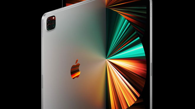 iPad Pro from an Apple Press image with the screen and back showcased