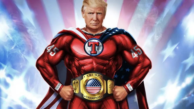 Cringy Donald Trump NFT trading cards use stolen art 