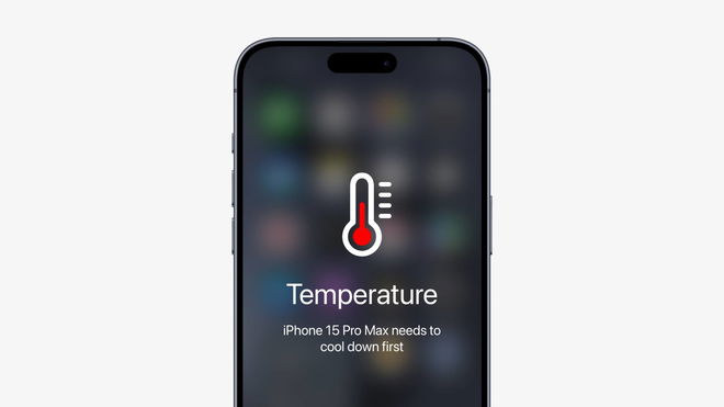 iPhone 15 Pro Max overheating