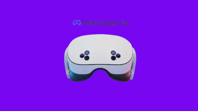 A leaked image of the Meta Quest 3s