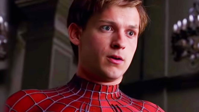 A deepfake of Tom Holland as Tobey Maguire’s Spider-Man in Spider-Man 2. This is a perfect scenario for Intel FakeCatcher deepfake detector. 