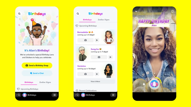 Snapchat Birthdays - How to see birthdays on Snapchat