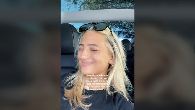 An image of the TikTok "How life sounds" Trend by notaverykatherine