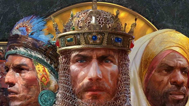 Age of Empires 2 floating heads looking pensively 