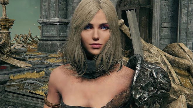 An image of a female character from Elden Ring
