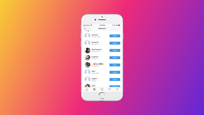 An image of the Instagram Followers list - How to See Someone’s Recent Followers on Instagram
