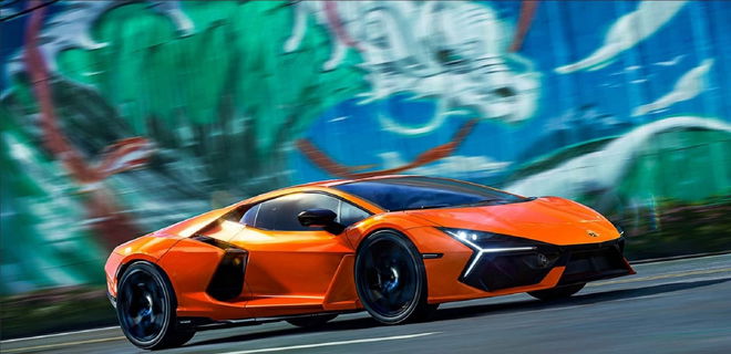 The Crew Motorfest video adapter error - orange lamborghini