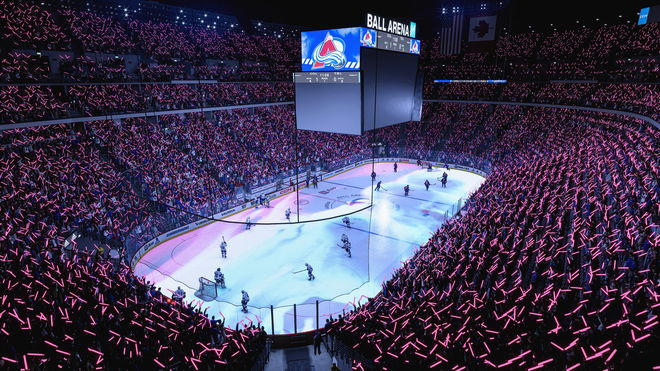 Ice hockey stadium wide-angle view - NHL 23 can't connect to store
