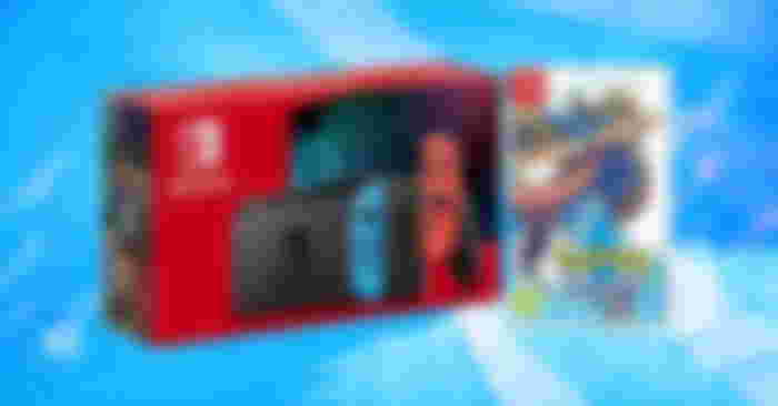 Nintendo Switch with Pokemon Sword