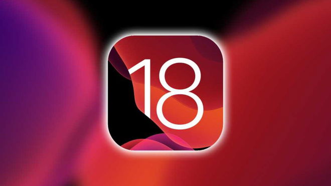 An image of the logo of iOS 18 - AI features