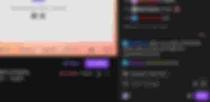 Twitch chat example