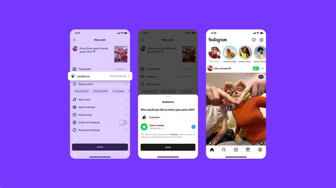 How many close friends can you have on Instagram? - An image of the Close Friends list