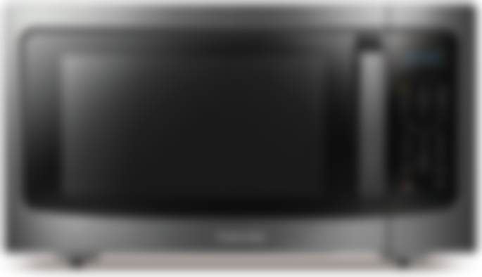 Toshiba ML-EC42P(BS) product image of a dark grey and black microwave-shaped device.