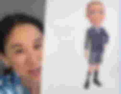 Image from Zuckerberg stars in Metaverse Fashion Show; it sucked