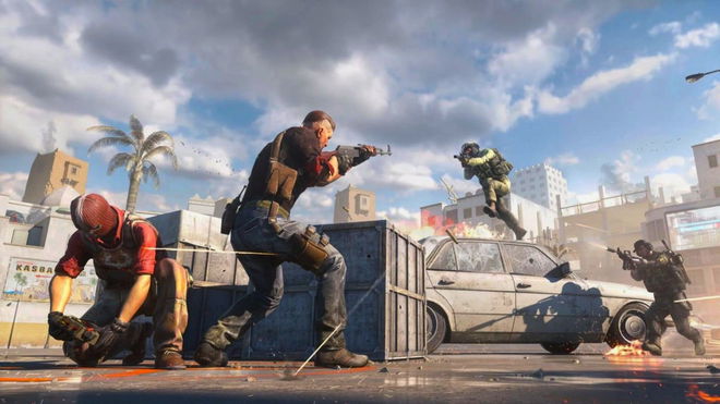Counter Strike 2 server status - An image of many in-game characters shooting each other