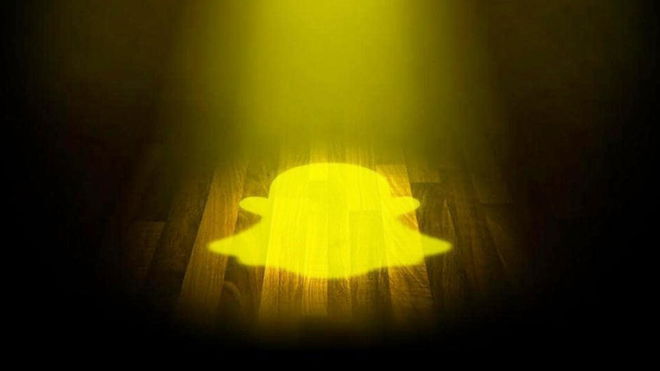 Spotlight on the Snapchat logo