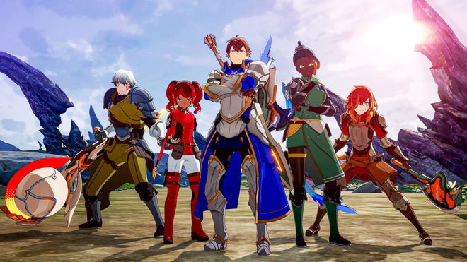 Lineup of Blue Protocol characters