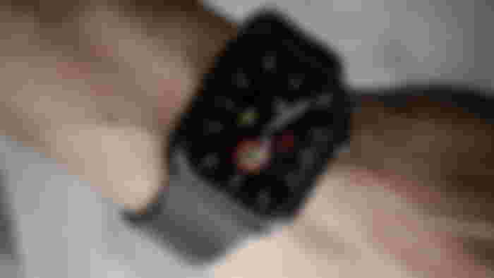Apple Watch on Wrist.