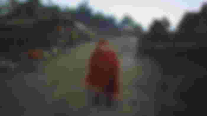 Walking through the streets in Manor Lords