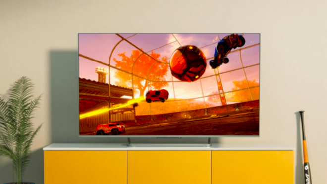 Best 4K 120Hz gaming TV 2023 - An image of a gaming TV in a living room
