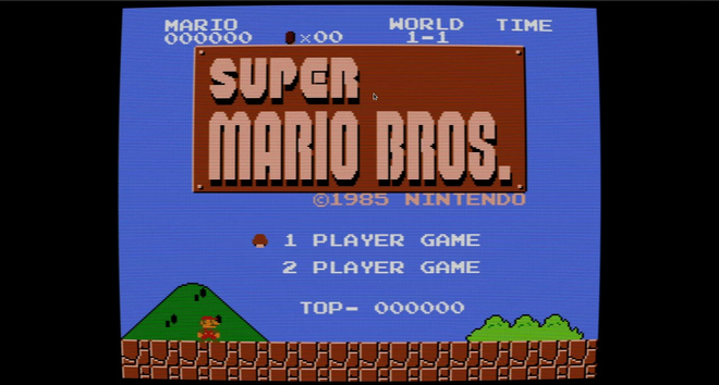 best-crt-filters-shaders-for-emulators | Playing Super Mario Bros. using a CRT filter