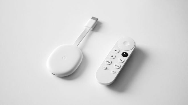 The Google Chromecast with Google TV.