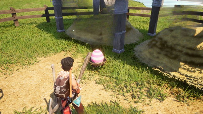 Palworld breeding not working - An image of a breeding area in the game