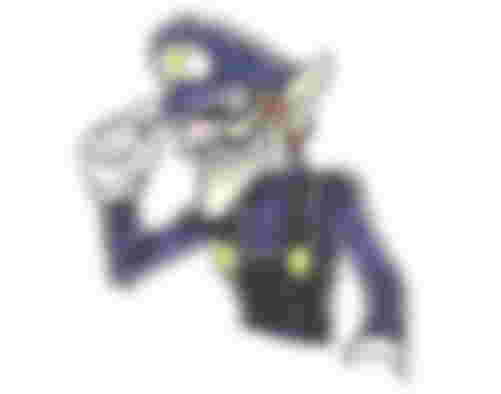 Early concept art for Waluigi by Fumihide Aoki