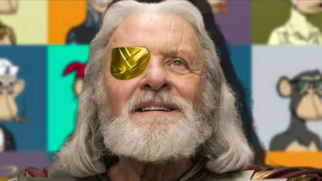 Sir Anthony Hopkins continues pro-NFT posts, angering the internet
