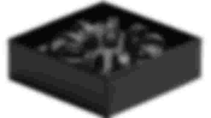 The Samsung Galaxy Ring sizing kit features nine black sample rings in a black box.