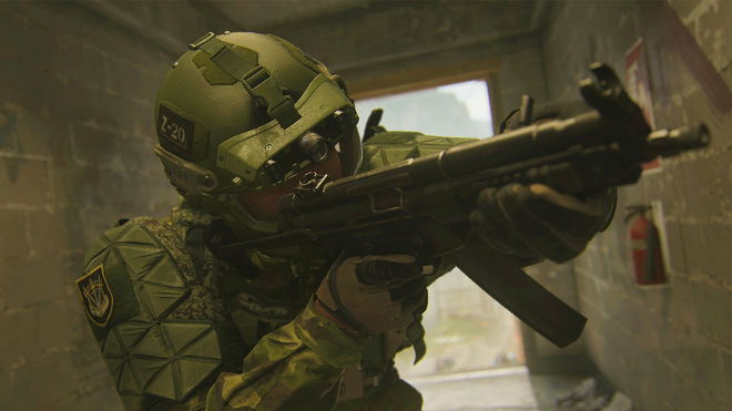 call of duty warzone 2.0 negative steam reviews soldier aiming submachine gun