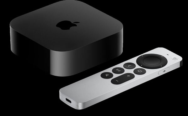 apple tv device and remote