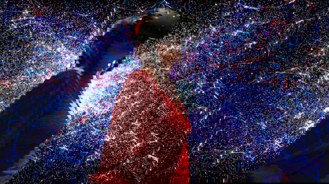 VR Black Hole Cosmic Hive