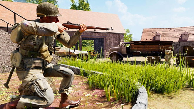 Soldier in WWII Online Chokepoint