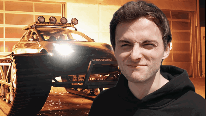 YouTubers mod Tesla Model 3 into an apocalyptic  tank for the dystopian future