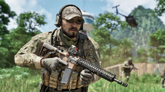 An image of a soldier with a rifle