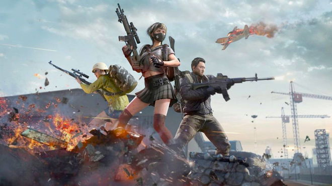 PUBG "Could not connect" error - An image of three in-game characters with guns
