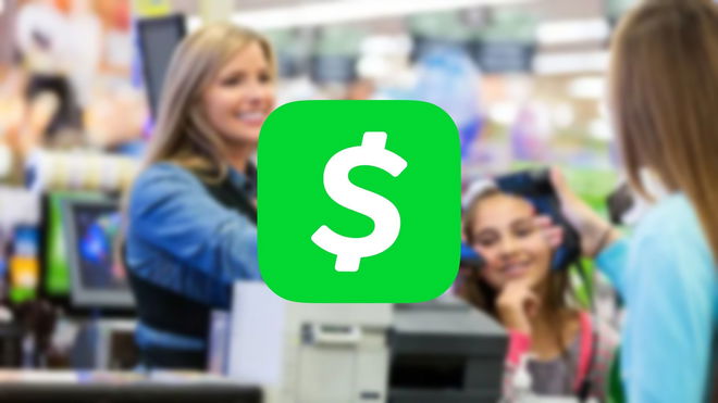 Add cash to Cash App at store - An image of the Cash App logo