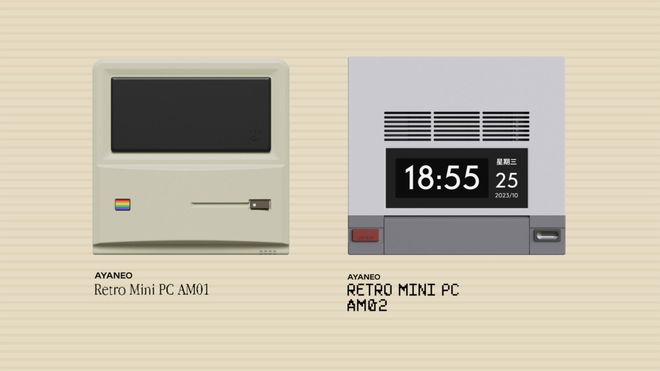 An image of the AYANEO AM01 vs AM02 Retro Mini PCs