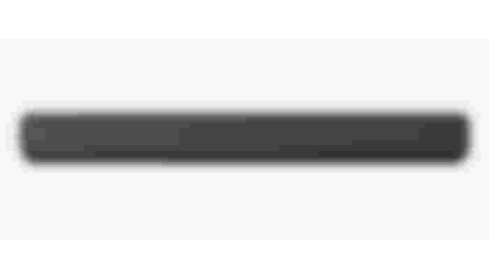 A rectangular black Sony soundbar.