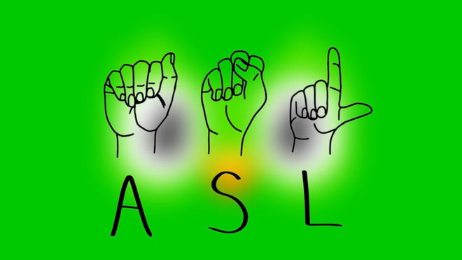 An image of the Duolingo owl and the logo of ASL