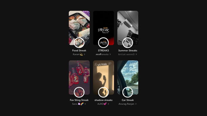 An image of the streak filter on Snapchat