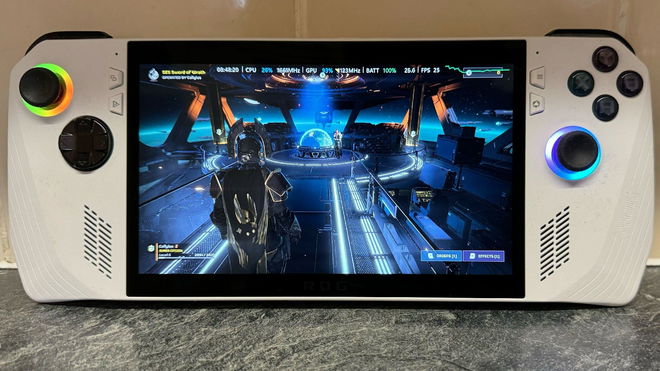 Helldivers 2 on an ASUS ROG Ally