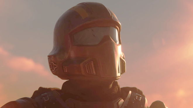 Helldivers 2 friend requests not working - An image of the close-up of a Helldiver's face