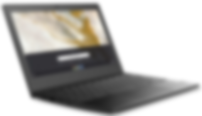 Lenovo IdeaPad 3 product image of a black lightweight laptop.